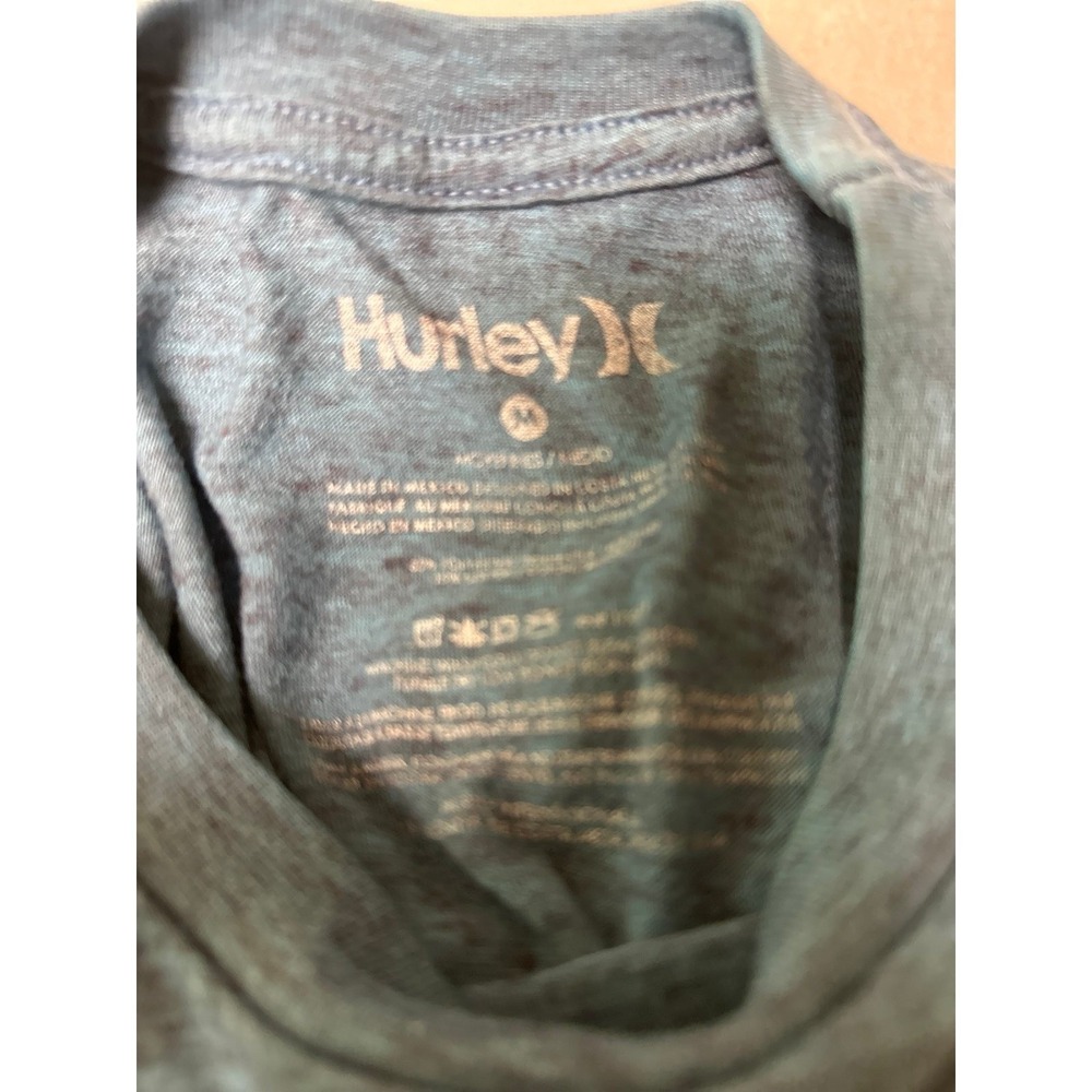 Hurley Men's Blue Short Sleeve T-Shirt, Size Medium - Picture 4 of 4